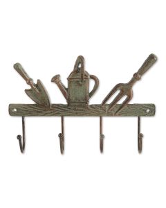 GARDEN TOOLS CAST IRON WALL HOOK